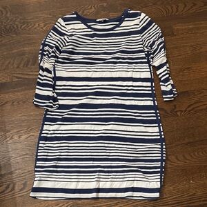 ‼️ Tommy Bahama Striped Navy and White Dress ‼️